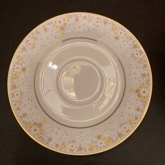 Noritake Fragrance 7025 Cup & Saucer Ivory Floral Porcelain China Discontinued - Picture 3 of 13